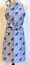 APRON BLUE HORSE WHITE FABRIC