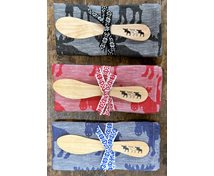 SET TOWEL/KNIFE MOOSE