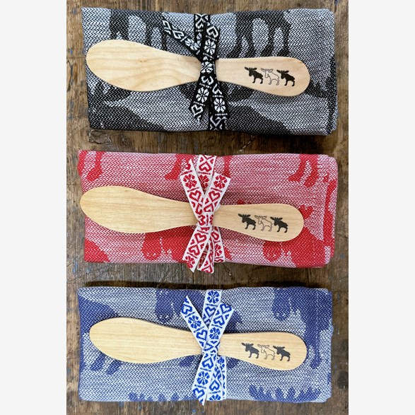 SET HANDDUK/KNIV  ÄLGOT