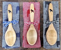 SET TOWEL/SPOON CUTOUT HORSE