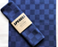 TABLE RUNNER 35X120CM SQUARE BLUE/BLUE