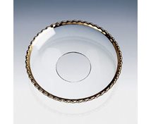 GLASMANSCHETT 65MM GULD PÄRLKA