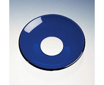 GLASMANSCHETT 65MM SLÄT BLÅ