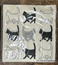 SERVETT KATT 33X33CM B.VIT 20Pp.
