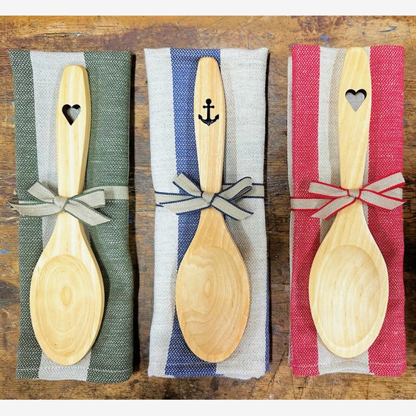 SET TOWEL/SPOON CUTOUT FIGUR