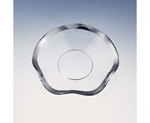 GLASMANSCHETT 55MM VÅGIG SILVE