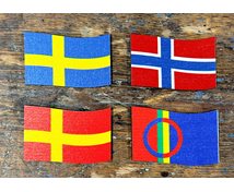 FLAGGA M.MAGNET 55X34 MM