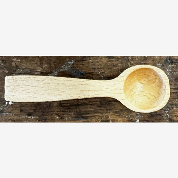 SALTSPOON 75MM OIL.BEECH
