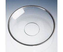 GLASMANSCHETT 80MM SLÄT SILVER