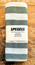 TABLECLOTH 150X250CM STRIPE BEIGE/D.GREEN
