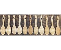 SPOON BIRCH OVAL 22CM CUTOUT FIGUR
