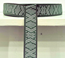 RIBBON 22MM REFLEX SILVER/DARKGREEN25m/roll