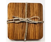 COASTERS 100X100X5MM OAK 4-PACK