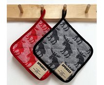 POTHOLDER 20X20CM MOOSE/WH.FABRIC