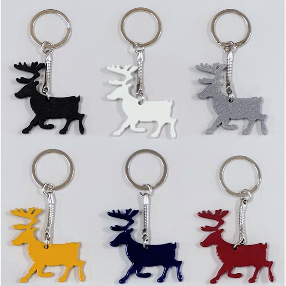 KEYRING REINDEER 43MM