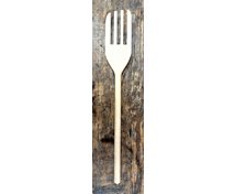 WOODEN FORK ROUND HANDLE 32CM OIL.BEECH