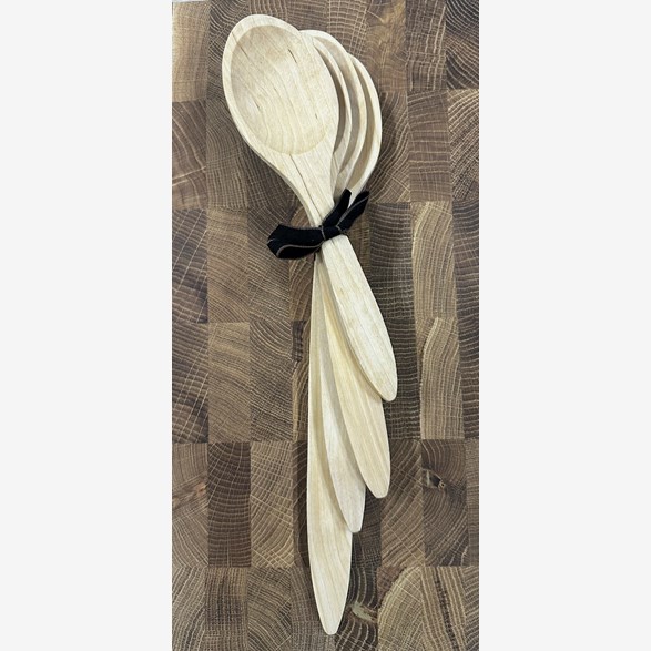 SET 4 SPOONS 22-33CM BIRCH