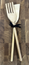 SET FORK/SPATULA 32CM OILED BIRCH