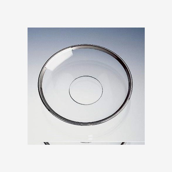 GLASMANSCHETT 65MM SLÄT SILVER