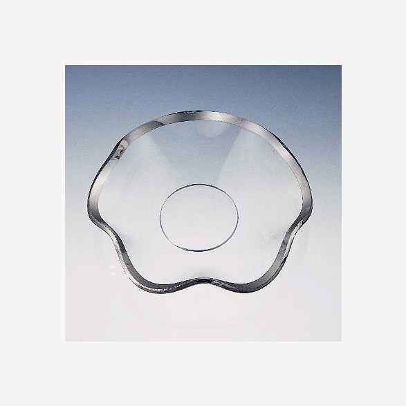 GLASMANSCHETT 65MM VÅGIG SILVE