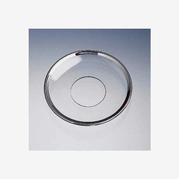 GLASMANSCHETT 55MM SLÄT SILVER