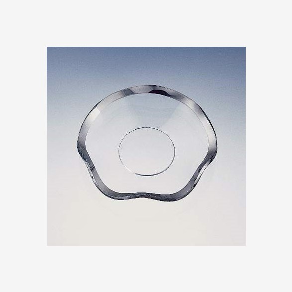 GLASMANSCHETT 55MM VÅGIG SILVE