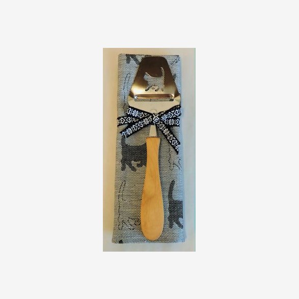 SET BL.TOWEL/SLICER CAT