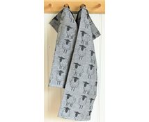 TOWEL BLACK SHEEP/WHITE