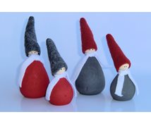 TOMTE MED HALSDUK OCH LUVA