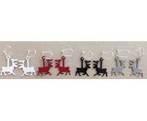 EARRING PAR IRON REINDEER 23 MM