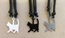 CHARM CAT WITH LEATHERSTRAP 20MM