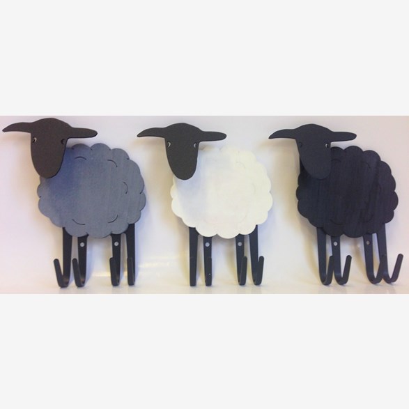 WALLHOOK SHEEP 4 HOOKS