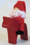 SANTABOY ON HORSE 8CM RED