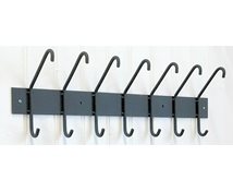 CLOTHES HOOK 7-HOOKS BLACK