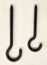 CEILING HOOK BLACK
