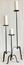 BLOCK CANDLEHOLDER 3-FOOT BLACK