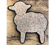 TRIVET LAMB CORK H.17CM BLACK
