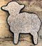 TRIVET LAMB CORK H.17CM BLACK