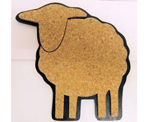 POTRACK SHEEP CORK 20CM BLACK