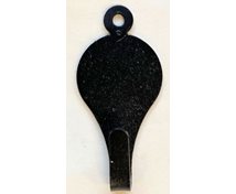 SMIDESKROK RUND 60MM SVART