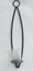 WALLANTERN W.GLASS 44CM BLACK