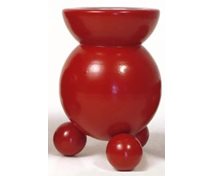 KULLJUSSTAKE 50MM LJUS H.13CM RÖD
