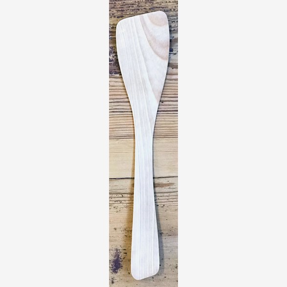 STEKSPADE SVÄNGD 30CM OLJ BJÖRK