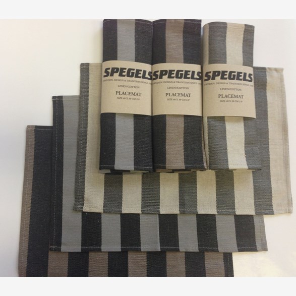BORDSTABLETT 40X30CM STRIPE 2-P
