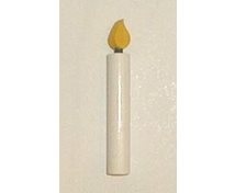 TRÄLJUS VIT JULGRAN 80x12 MM
