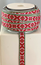 RIBBON 15MM RED/WHITE