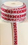 RIBBON 15MM REDWHITE