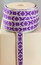 RIBBON 15MM PURPLEWHITE
