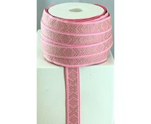 BAND 15MM LAXROSA/ROSA LEKSANDSBAND 25m/rulle