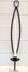 SMIDESLAMPETT BÅGAR 55CM SVART